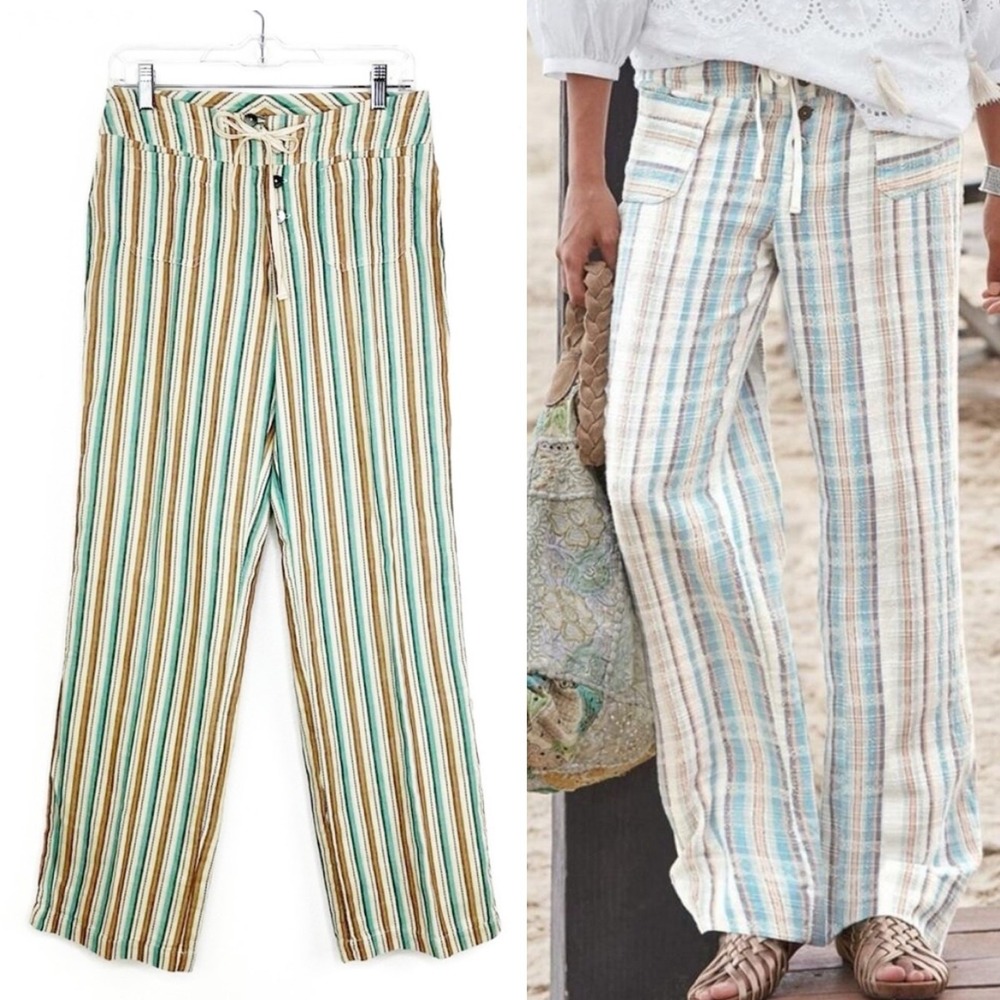 Sundance Sausalito Gigi Pants Small Cotton Boho Artsy Casual Weekend Wear